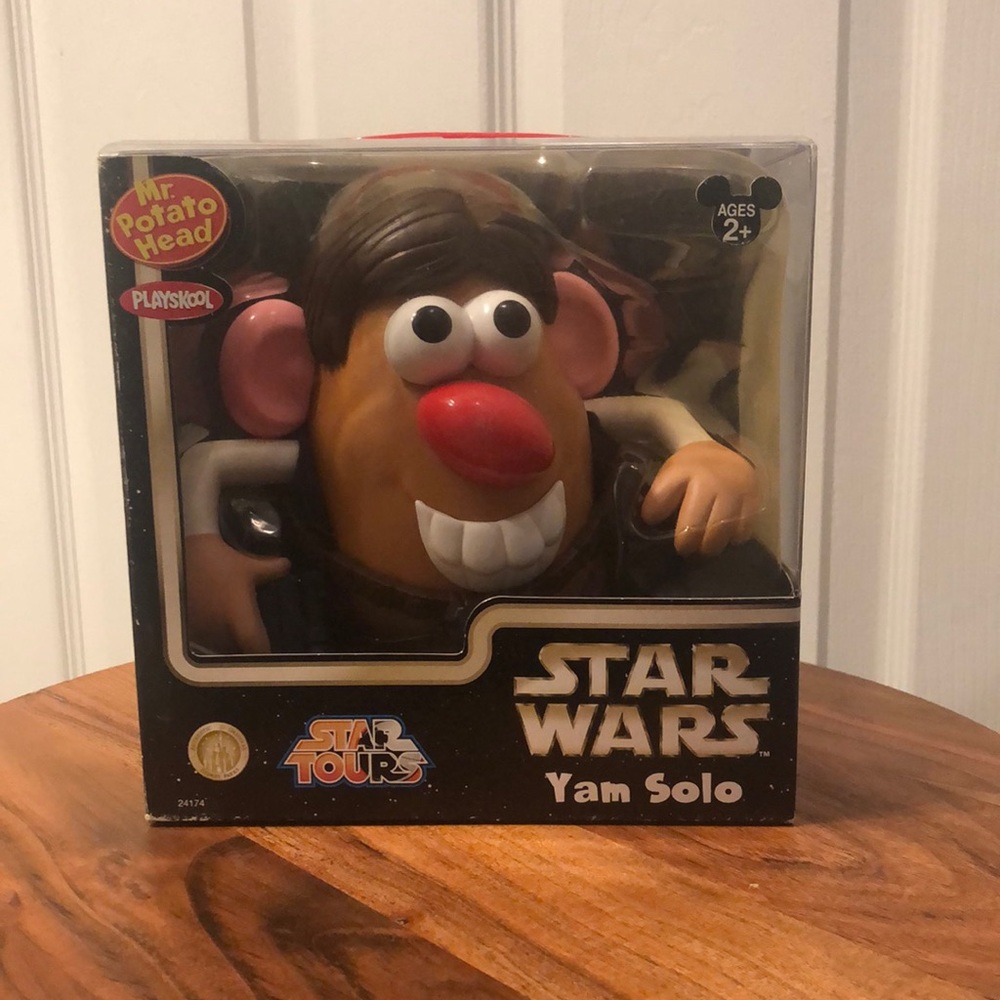 Star Wars Yam Solo Mr. Potato Head from 2007 in original box never opened.